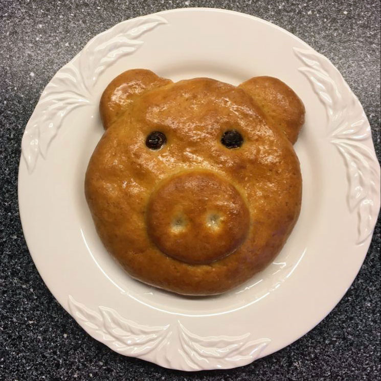 Glücksschweinchen aus Quark-Öl Teig